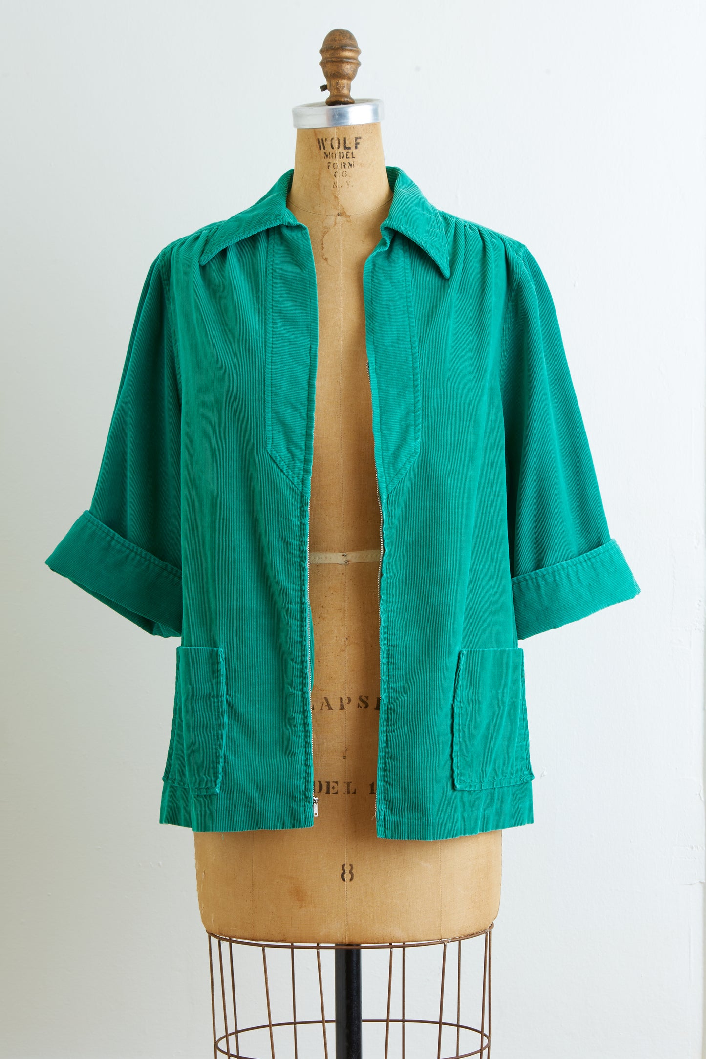 1950s Green Corduroy Chore Jacket