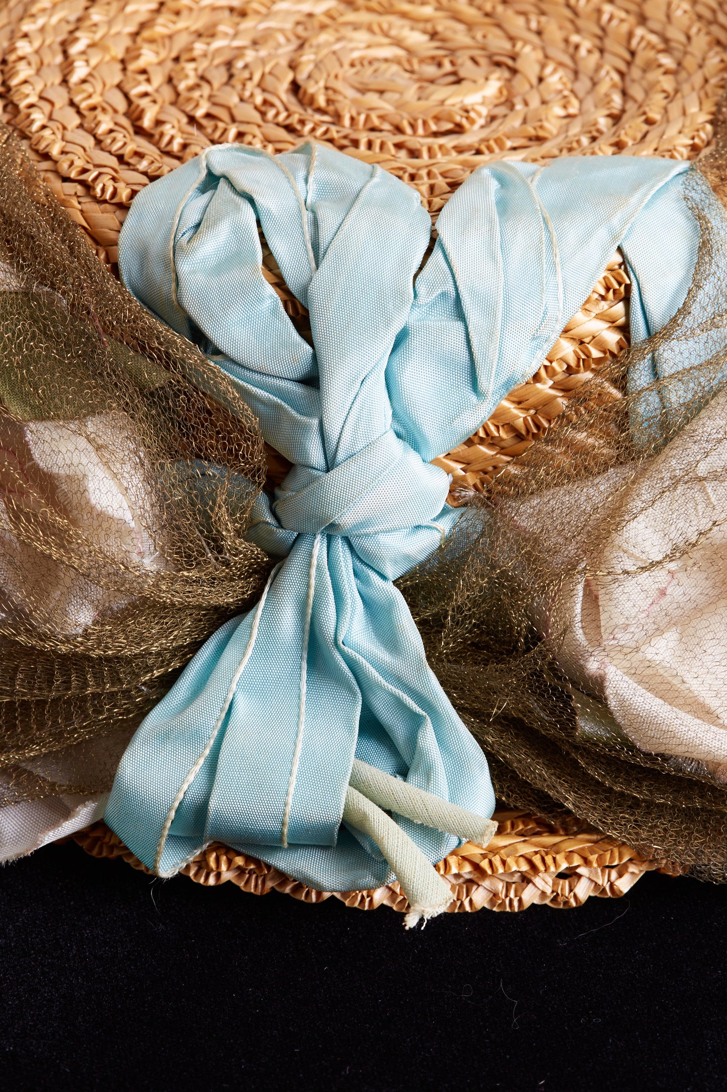 1930s Elaborate John-Frederics Easter Bonnet Tilt Hat