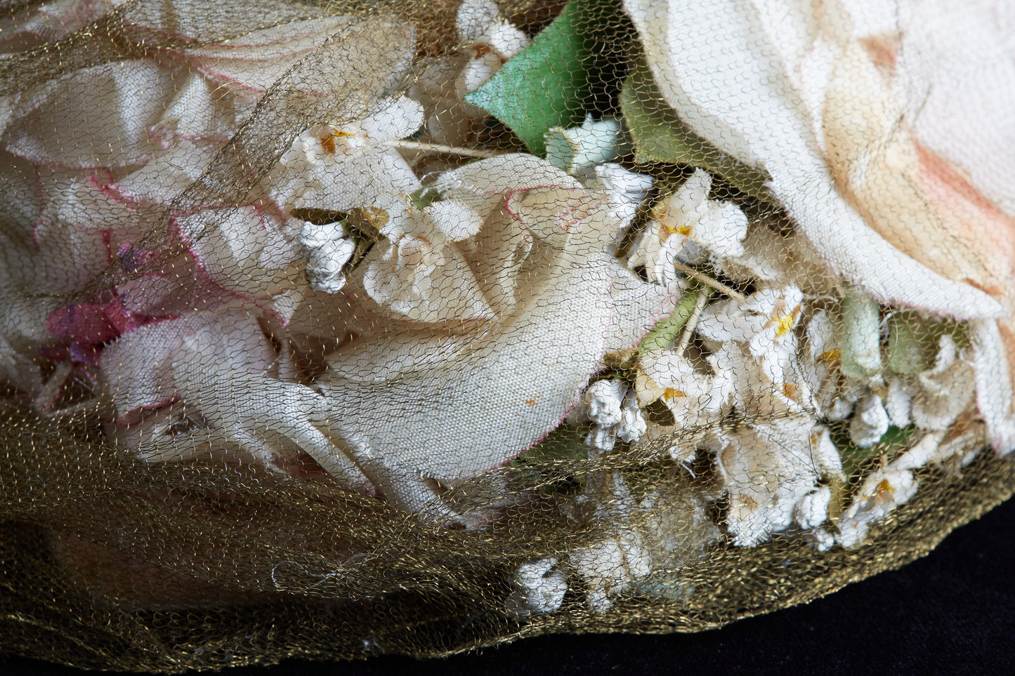 1930s Elaborate John-Frederics Easter Bonnet Tilt Hat