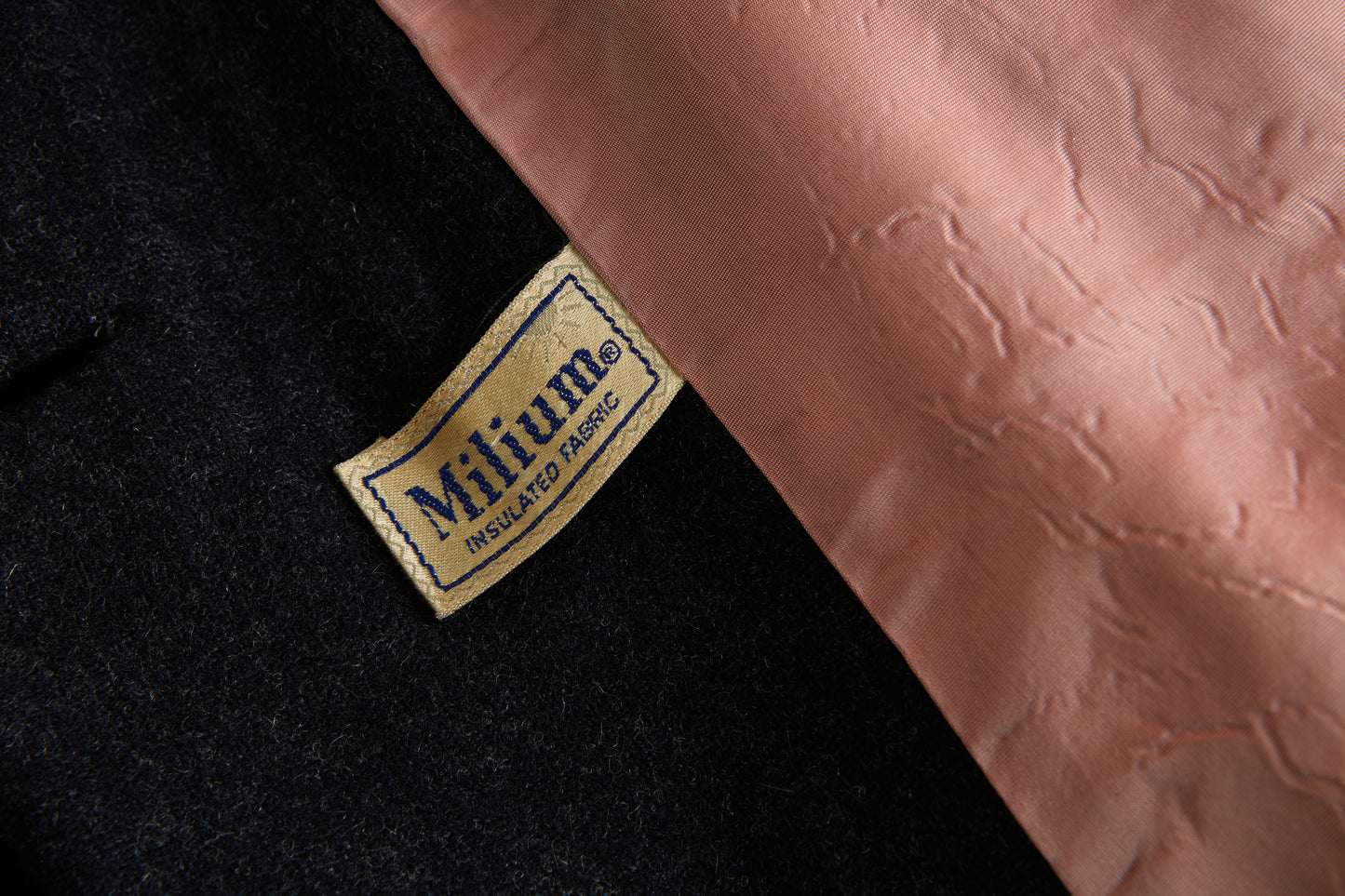 1950s Peach Fleck Double Breasted Jacket