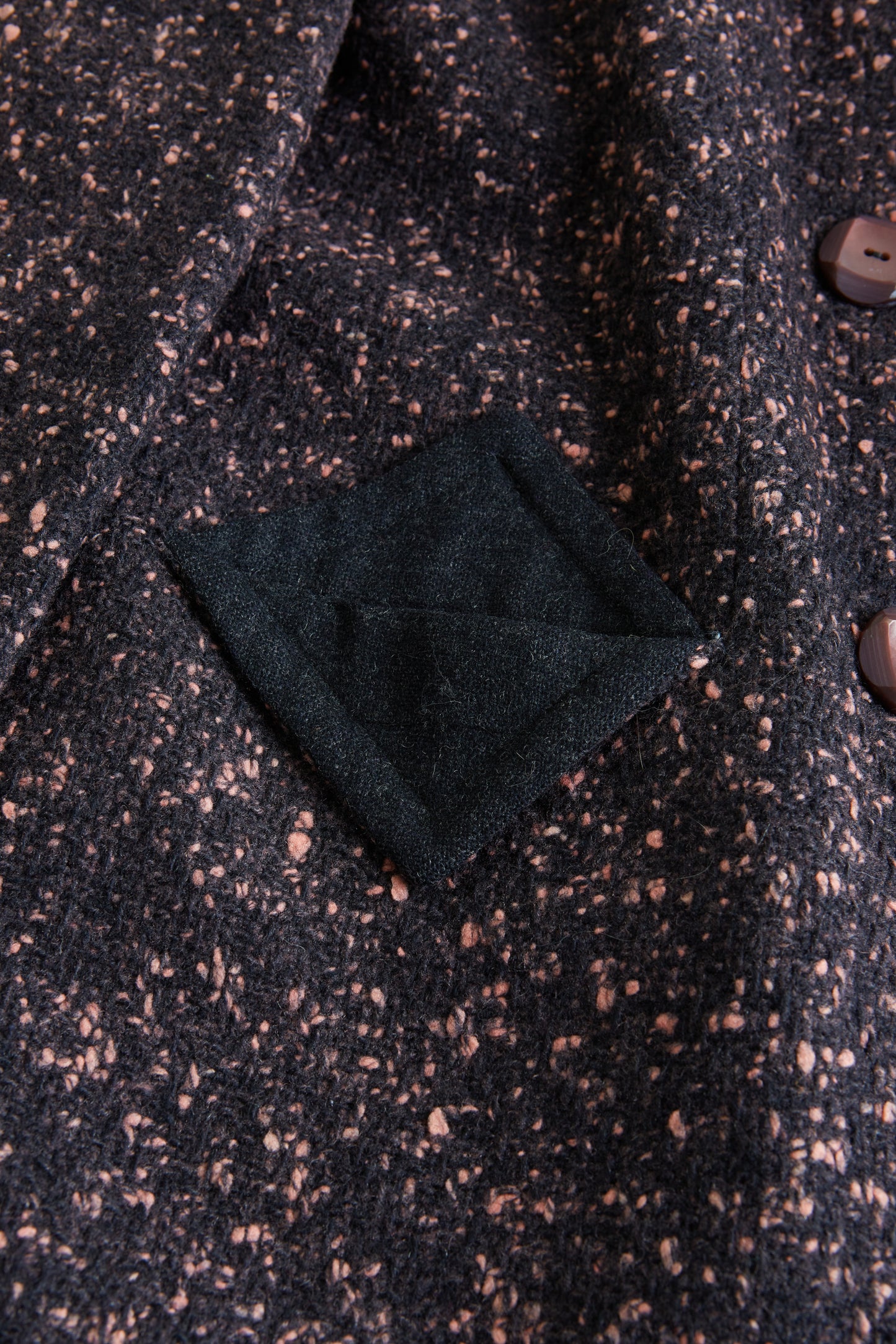 1950s Peach Fleck Double Breasted Jacket