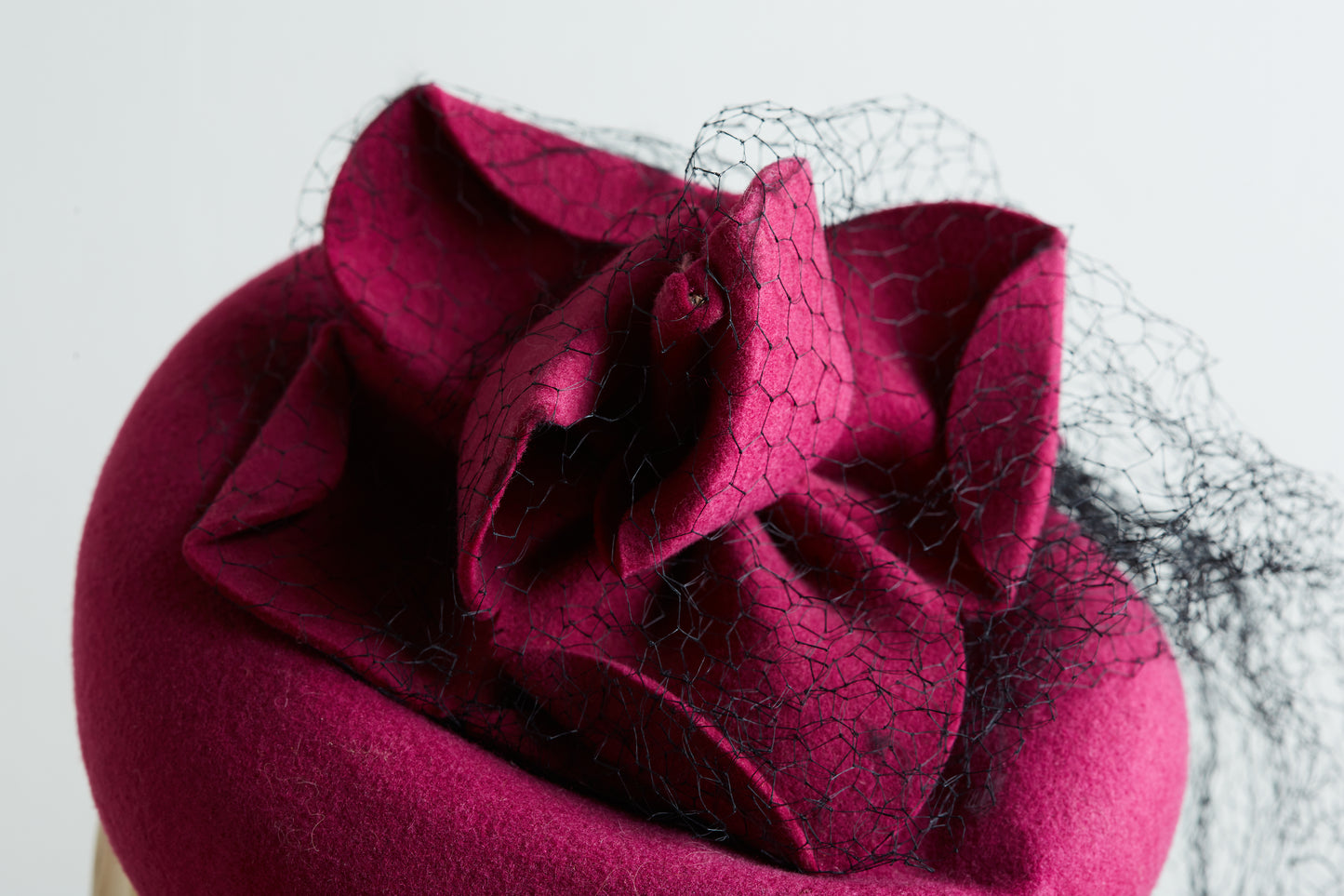 1940s Rose Tilt Hat
