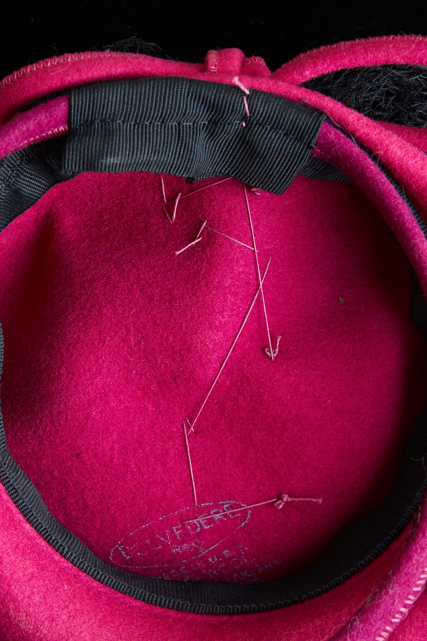 1940s Rose Tilt Hat