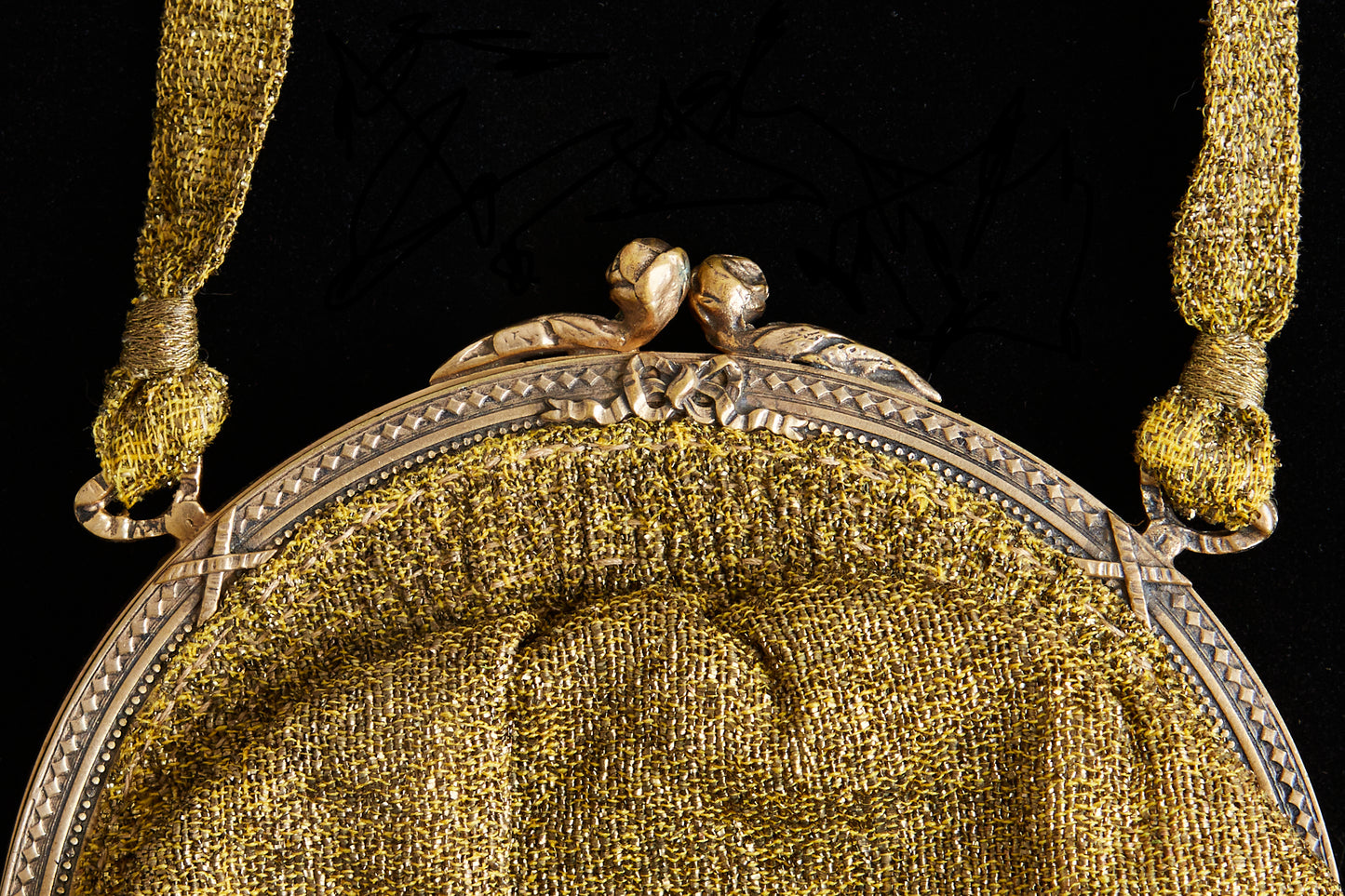 1930s Gold Lamé Purse