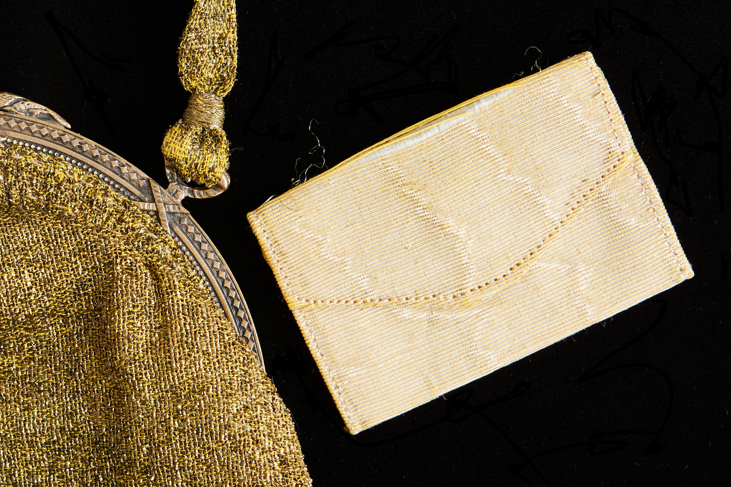 1930s Gold Lamé Purse