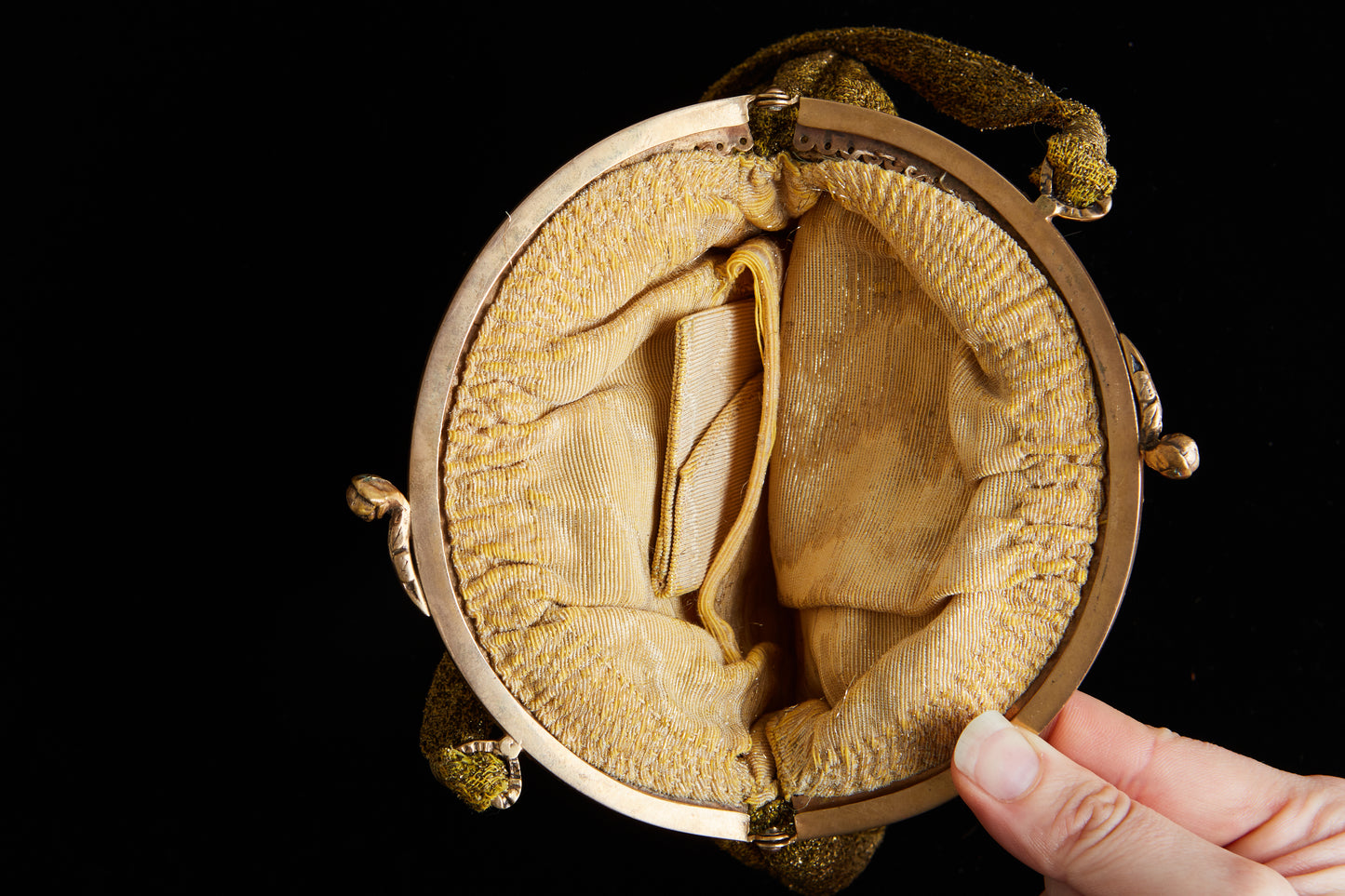 1930s Gold Lamé Purse